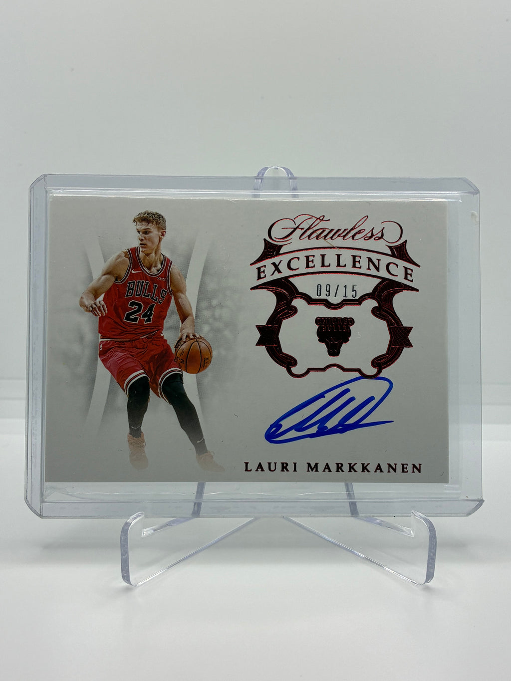 Lauri Markkanen Signed NBA Card | Panini Flawless Excellence