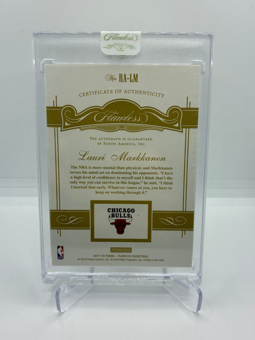 2017-18 Panini Flawless | Lauri Markkanen | No. 9/10